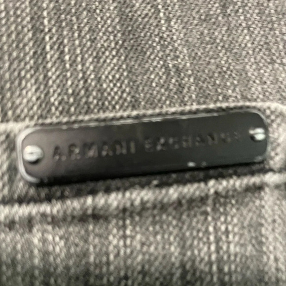 Armani Exchange Dark Grey Black Jeans - 34R - Picture 9 of 10
